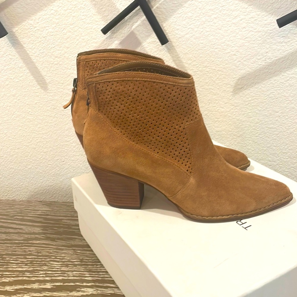 Treasure & Bond Chestnut Suede Bootie - 7.5